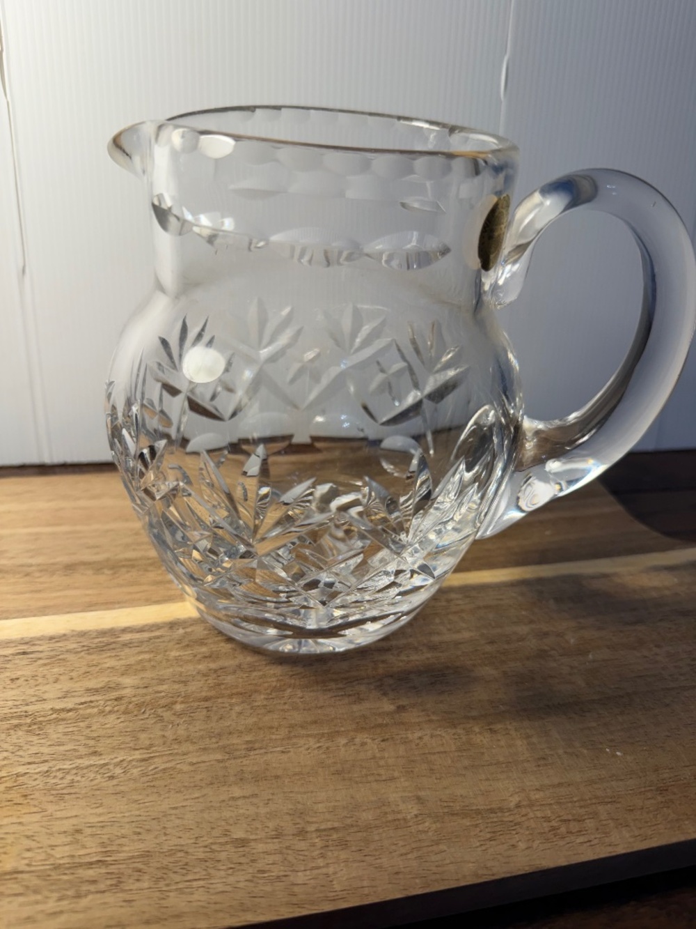 Webb Corbett Georgian Vintage Cut Crystal 32oz Pitcher – English Lead Crystal